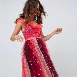 Needle & Thread Rainbow Cherry Dress